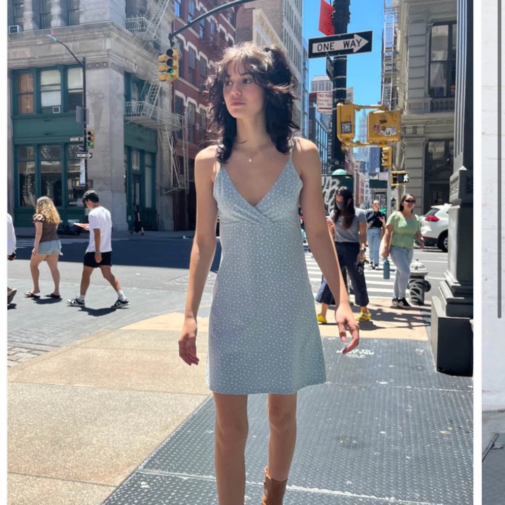 blue brandy melville dress